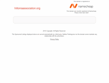 Tablet Screenshot of hiltoniaassociation.org